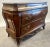 French Karges Louis XVI Style Bombe Burl Walnut Three-Drawer Commode or Chest, 1980's For Sale - Image 3 of 17