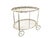 Mid-Century Italian Silver Plated Metal Trolley with Removable Trays by Carlo Mozzoni For Sale - Image 15 of 15