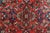 Red Vintage Hand-Knotted Oriental Wool Scatter Rug Mat Red Indigo Vase 2x2' For Sale - Image 8 of 12