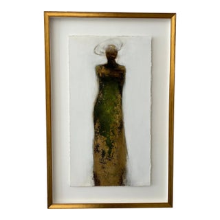 Silhouette Series Abstract Framed Figurative Painting by Tracy Sharp For Sale