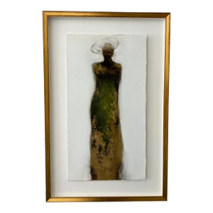Silhouette Series Abstract Framed Figurative Painting by Tracy Sharp