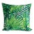 Contemporary Miami Palm Leaves Pillow Cover For Sale