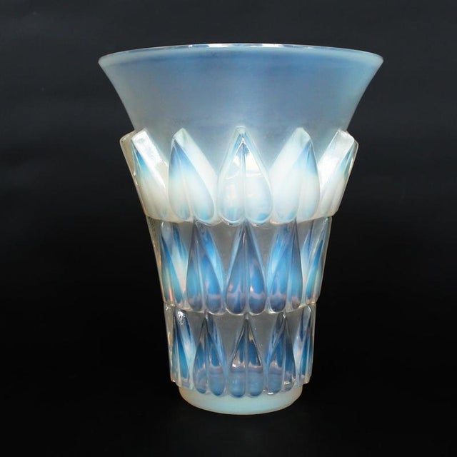 Vintage Blue Vase, 1930s For Sale - Image 3 of 11