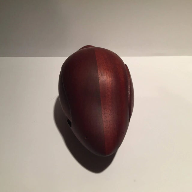 Mid-Century Modern Deborah Bump Hand Carved Wood Jewelry Box Sculpture For Sale - Image 3 of 9