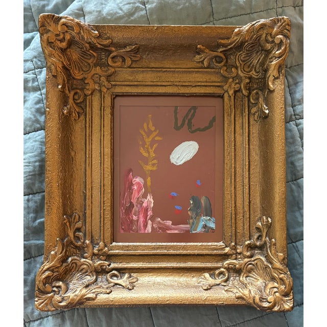 Contemporary 2025 Bold Ak Hardeman Abstract Painting in Antique French Frame For Sale - Image 3 of 8