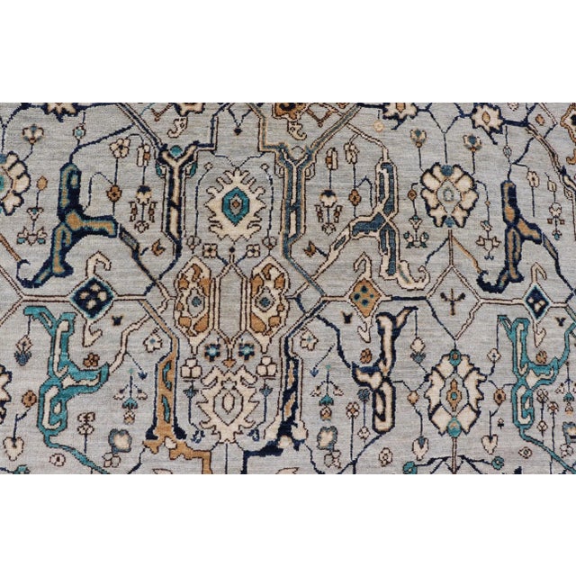 Finely Made Modern Large Bidjar Rug by Keivan Woven Arts 11'10 X 17'9 For Sale - Image 9 of 12