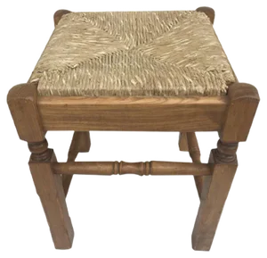 Straw Stool, Germany, 1980s