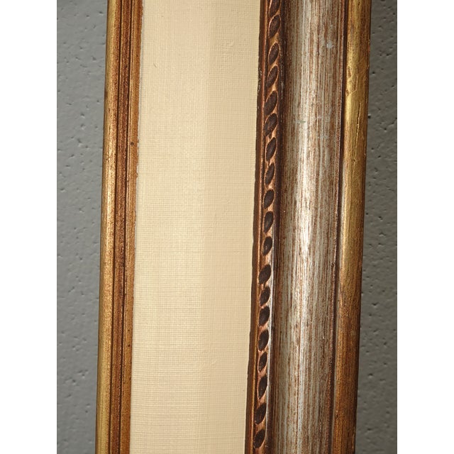 Gold Large Tall 54"Hx31 Vintage French Country Gold Ornate Picture Frame For Sale - Image 8 of 14