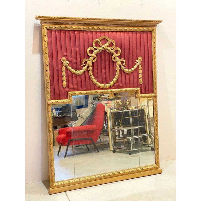 Vintage Louis XVI Style Mirror For Sale - Image 9 of 9