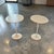 Eero Saarinen 1980s Pair of Authentic Knoll International Saarinen Oval Tulip Side Tables For Sale - Image 4 of 12