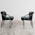 Modern Dining Armchairs in Steel and Leather from Mobil Girgi, 1970s, Set of 4 For Sale - Image 4 of 18