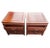 American George Zee Asian American Rosewood Chippendale Side Tables, Circa 1960s - a Pair For Sale - Image 3 of 10