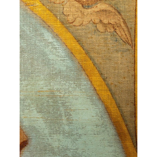 18th Century Italian Devotional Painted Tapestry For Sale - Image 6 of 18