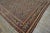 Brown 1890s Blue Navy Antique Floral Herati Pattern Senneh Formal Knotted Wool Rug For Sale - Image 8 of 12