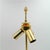 Brass Table Lamp with Golden Leaves by Boulanger, 1970s For Sale - Image 4 of 11