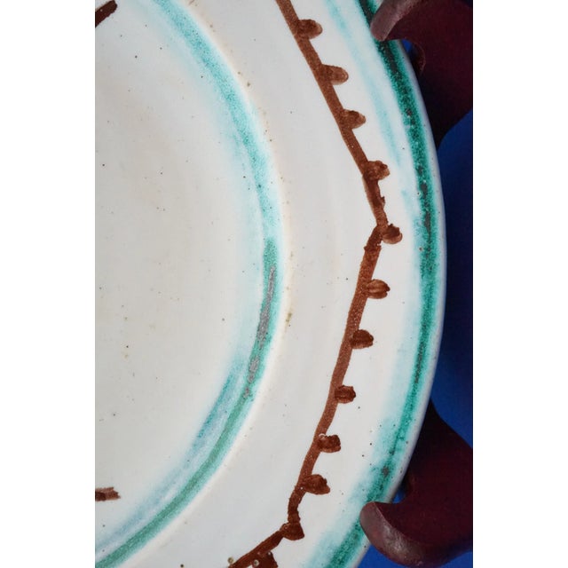 Vintage Ceramic Plate with Horse by Orfeo Tamburi, 1940s For Sale - Image 12 of 18