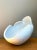 Ceramic Vintage White Ceramic Sculptural Bowl For Sale - Image 7 of 12