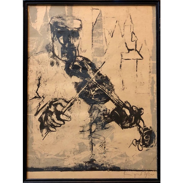 Shtetl Klezmer Violinist GERSHON KNISPEL Cologne, Germany (Haifa, Israel - Sao Paulo, Brazil), b. 1932 Gershon Knispel was...