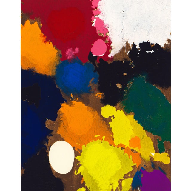 Exquisite pochoir after Joan Miró, from the album "L'Oiseau Solaire, L'Oiseau Lunaire, Etincelles" (The Sun Bird, The Moon...