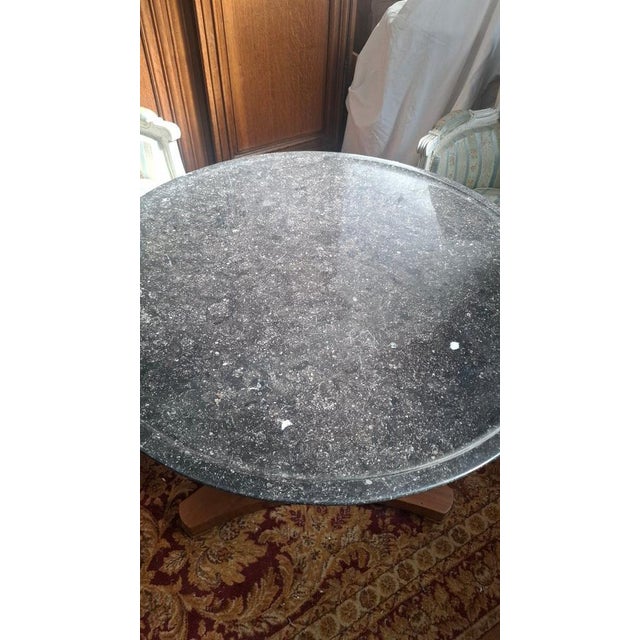 Empire Mahogany Side Table, 1890 For Sale - Image 6 of 7