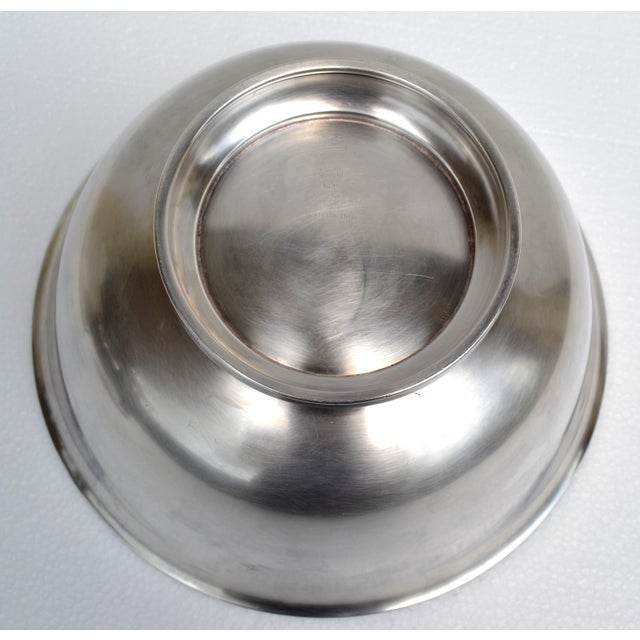 Mid 20th Century Art Deco Fisher Silversmiths Company Silver Plate Bowl Paul Revere For Sale - Image 14 of 16