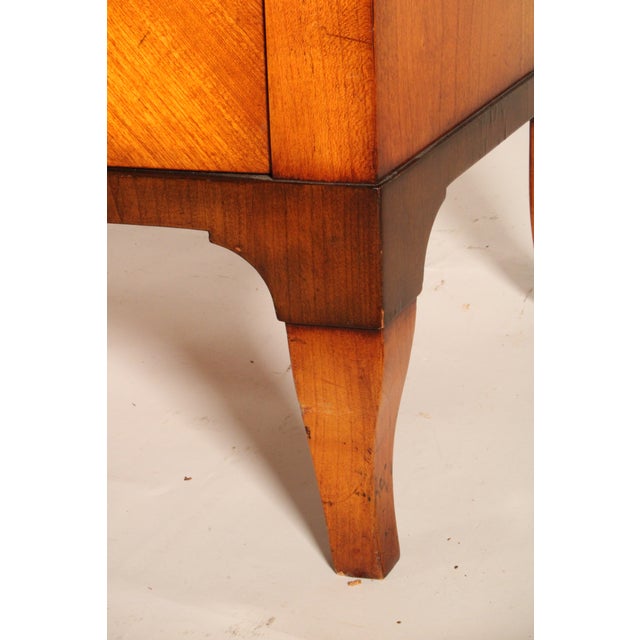Wood William Switzer Cherry Wood Art Moderne Style Cabinet For Sale - Image 7 of 12
