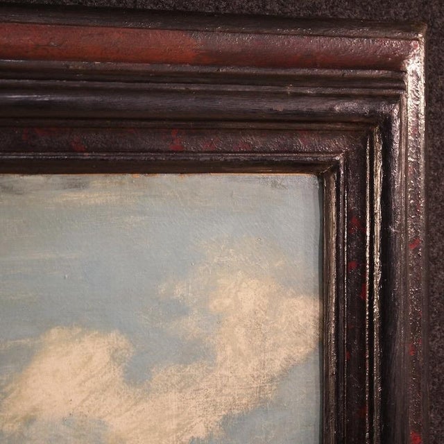 Italian Artist, 20th century Italian architectural capriccio painting, Oil on Canvas For Sale - Image 9 of 16