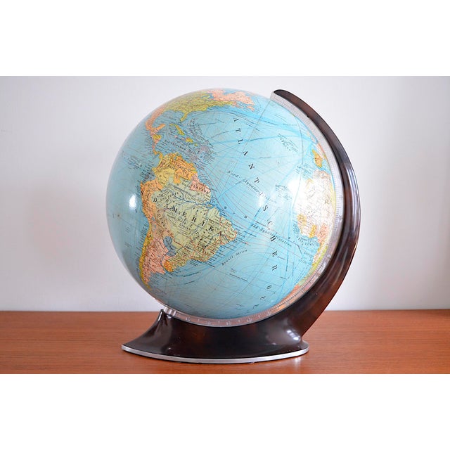 Streamline Globe from C.A. Kochs Publishing House, 1960s For Sale - Image 4 of 18