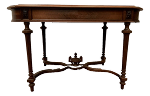 Napoleon III Rosewood and Veneer Desk, 1800s