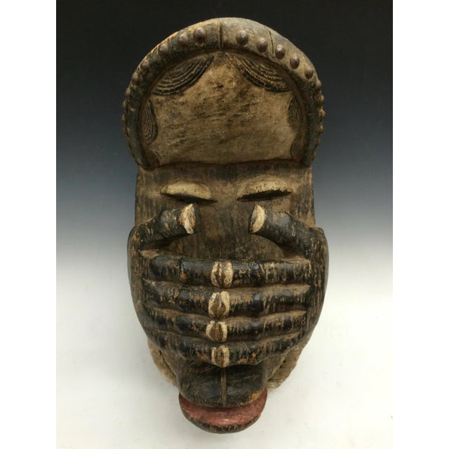 1980s African Art Bete Mask For Sale - Image 5 of 7