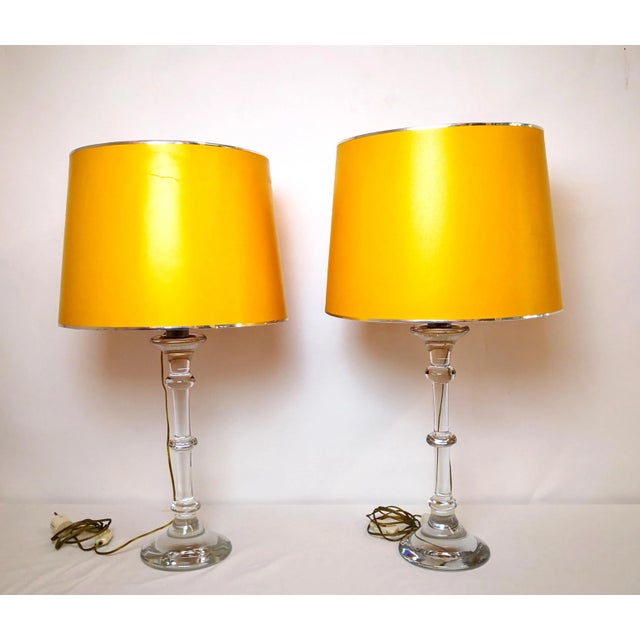 Table Lamps With Glass Base, 1960s, Set of 2 For Sale - Image 13 of 13