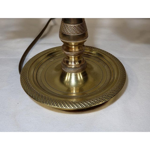 Empire Boulotte Lamp in Gilded Bronze, 1900s For Sale - Image 9 of 18