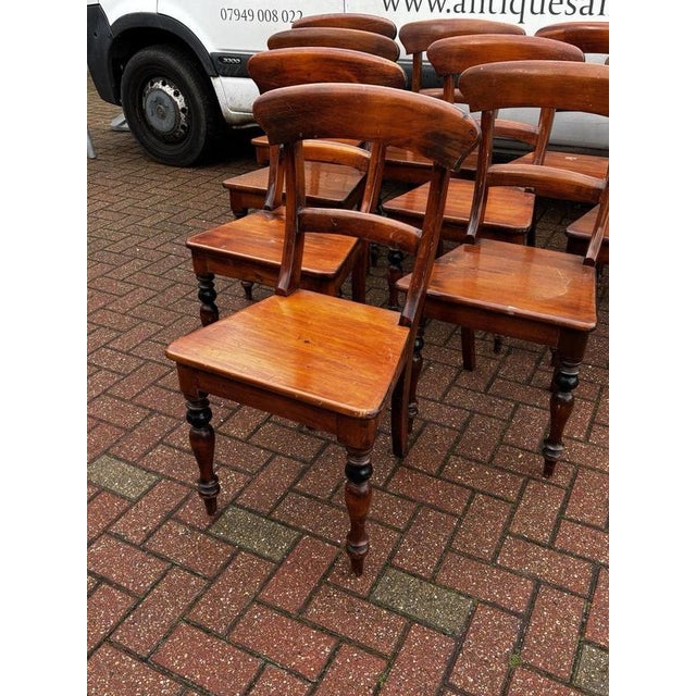 Extending Dining Table & 10 Chairs with 2 Leaves, Set of 11 For Sale - Image 14 of 18