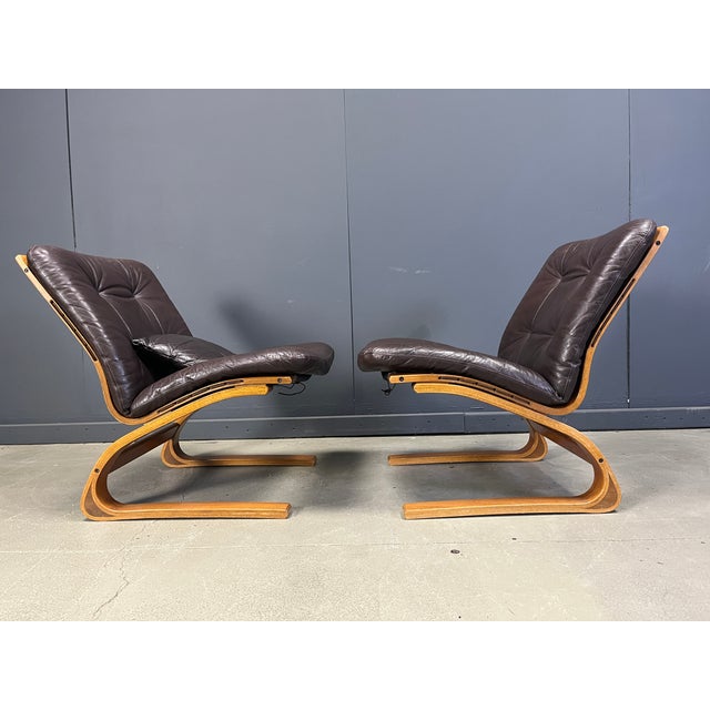 Kengu Lounge Chairs from Elsa & Nordahl Solheim, 1960s, Set of 2 For Sale - Image 6 of 9