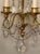 French-Style Wall Lamps with Cut Crystals, 1930s, Set of 2 For Sale - Image 6 of 14
