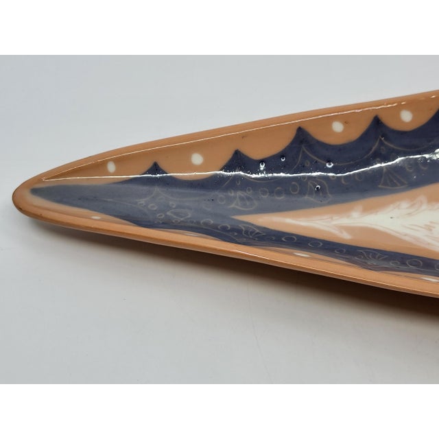 Brown Triangular Trinket Tray by Gabrielle Mackiewicz, France, 1950s For Sale - Image 8 of 12