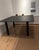 Modern Casigliani Modern Square Black Slate Stone Dining Table For Sale - Image 3 of 9