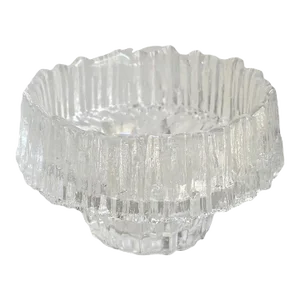 Iittala Stellaria by Tapio Wirkkala Crystal Icicle Glass Votive Holder Vintage Mid Century