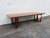This gorgeous Coffee Table is made out of wood, solid wood, walnut, and veneer. The Coffee Table was made by Broyhill...