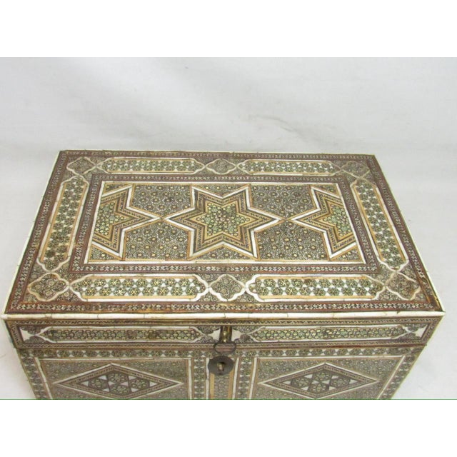 Antique Persian Quajar Inlaid Micro Mosaic Box For Sale - Image 17 of 17
