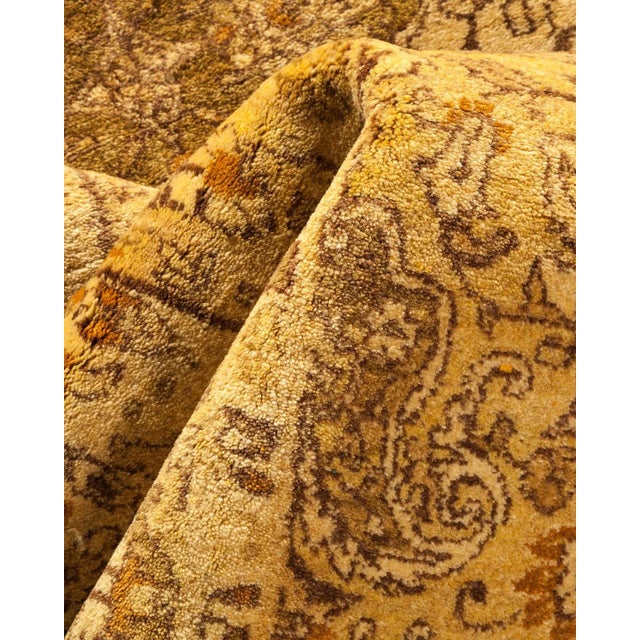 Textile Mogul Collection Hand-Knotted Area Rug - Gold Collection 8' 1" X 10' 1" For Sale - Image 7 of 10
