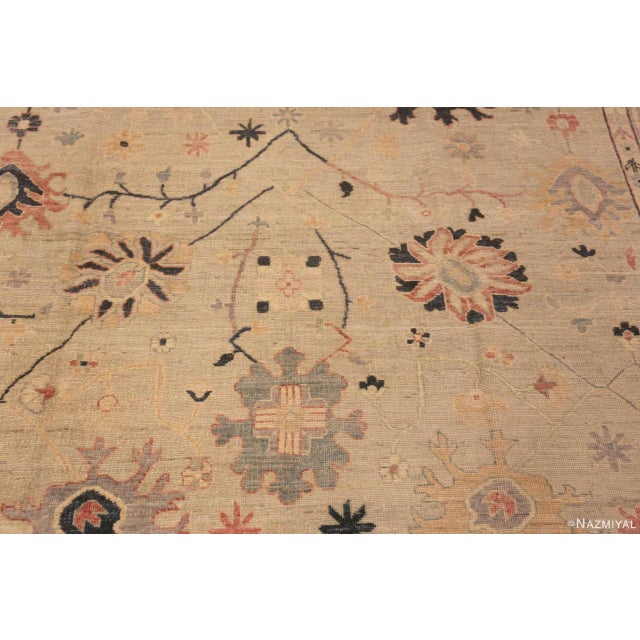 2020s Nazmiyal Collection Modern Area Classic Turkish Oushak Design Contemporary Rug For Sale - Image 5 of 7