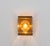 Gold Maritim Glass and Brass Wall Lamp from Vitrika, 1970s For Sale - Image 6 of 8