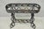 Vintage French Art Nouveau Style Heavy Wrought Iron Garden Planter Plant Stand For Sale - Image 17 of 17