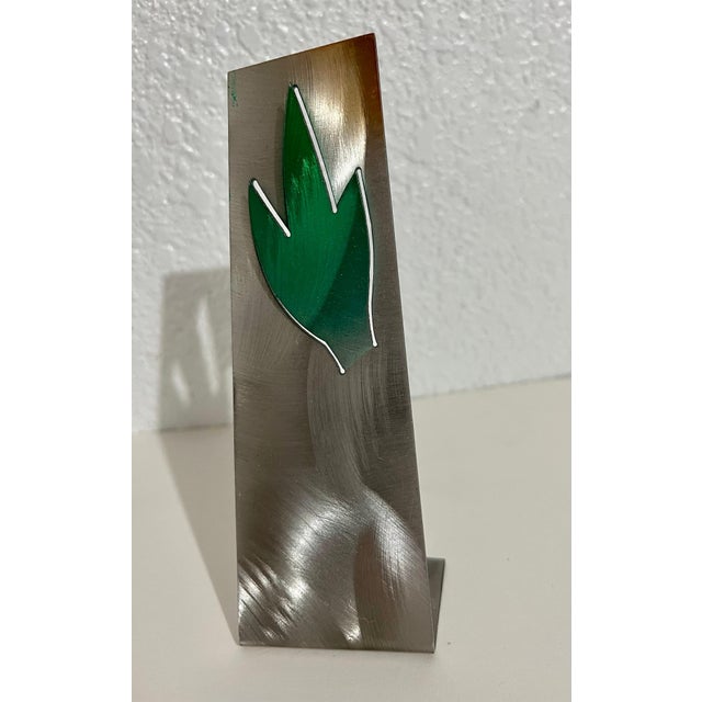 Zigi Ben-Haim, Israeli Contemporary Abstract Geometric Painted Pierced Sculpture Zigi Ben Haim, 1998 For Sale - Image 9 of 13