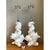 Metal Vintage White Plaster Shell Table Lamps - Pair For Sale - Image 7 of 12