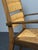 Brutalist Turned Oak and Rush Armchair in the style of Charles Dudouyt, France, 1950s For Sale - Image 6 of 18