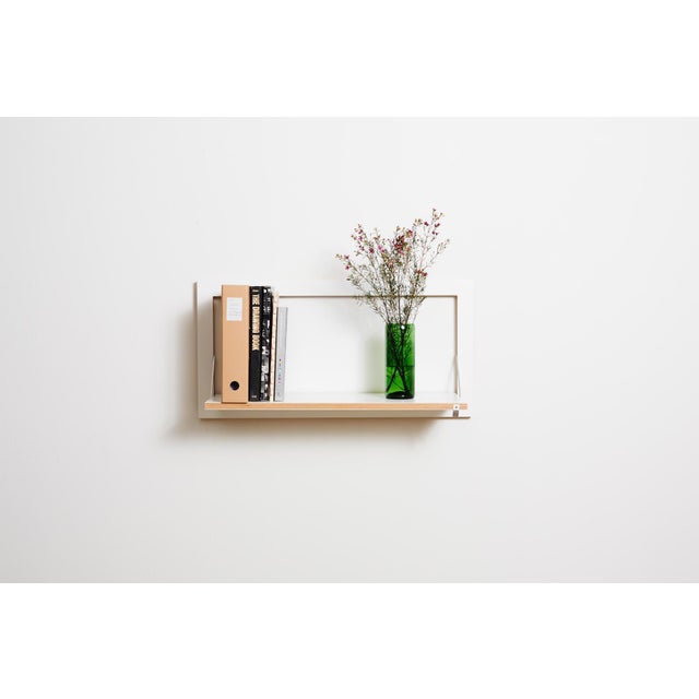 Contemporary 80×40-1 Fläpps Shelf in White from Ambivalenz For Sale - Image 3 of 3