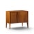 Unagusta Mid Century Walnut Curved Nightstands - Pair For Sale In Chicago - Image 6 of 12