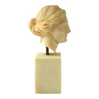 Female Bust Sculpture, Small For Sale